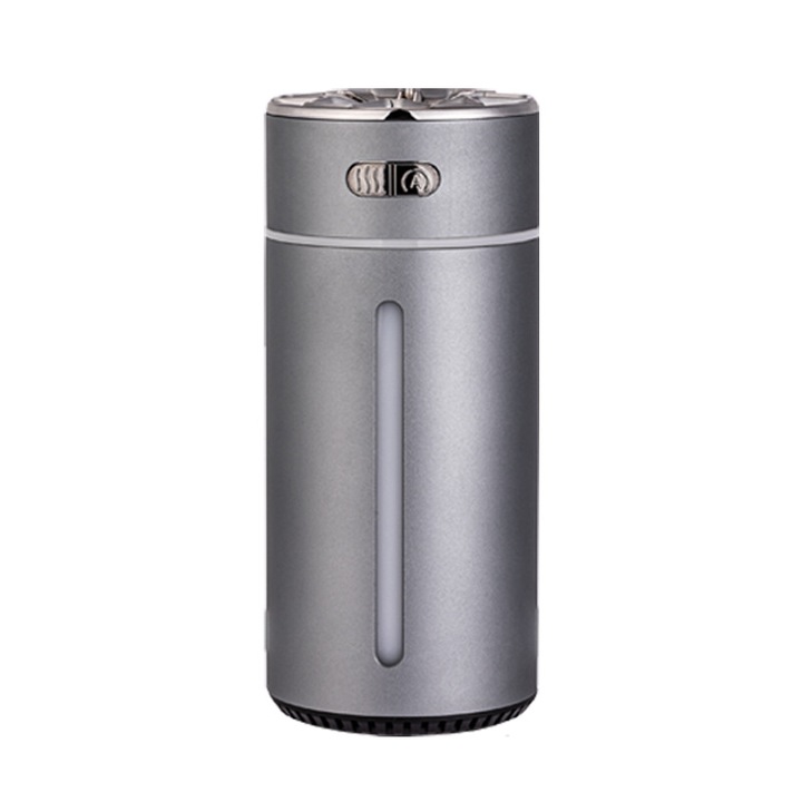 Autó párásító, 300 ml, többszínűfény, zajcsökkentés, multi-környezet, szürke