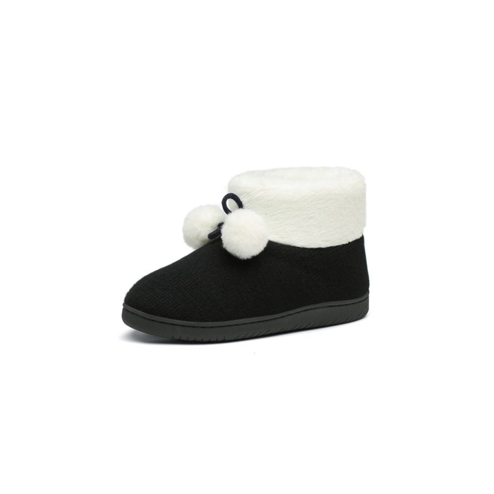 Botine Material Textil, Captusite cu Blanita, cu Ciucuri, pentru Interior si Exterior 40 EU