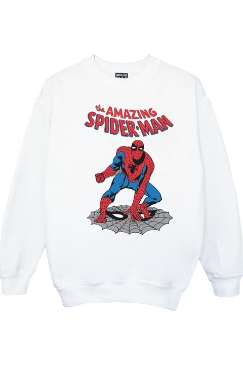 Marvel The Amazing Spider-Man kapucnis férfi, fehér, Fehér