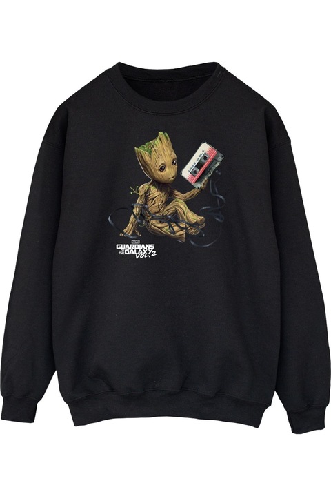 Marvel Guardians Of The Galaxy férfi kapucnis pulóver, fekete, Fekete