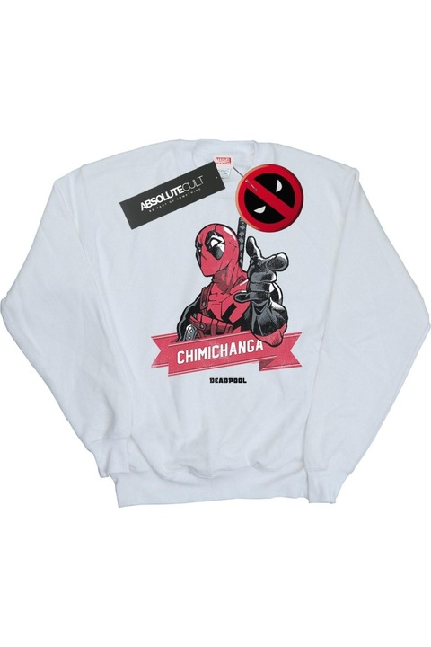 Marvel Chimichanga Finger kapucnis férfi kapucnis, fehér, Fehér