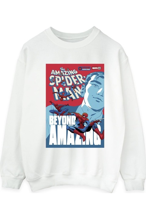 Marvel Beyond Amazing férfi kapucnis pulóver, fehér, Fehér