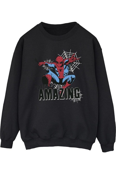 Marvel Amazing kapucnis férfi kapucnis, fekete, Fekete