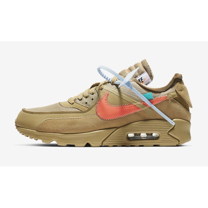 Спортни обувки, Nike, Air Max 90 Off-White Desert Ore, кафяви, 38.5, EU
