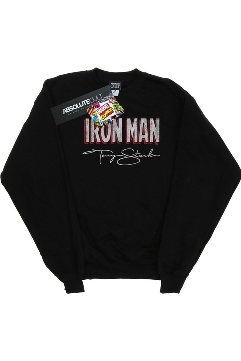 Marvel AKA Tony Stark kapucnis férfi, fekete, Fekete
