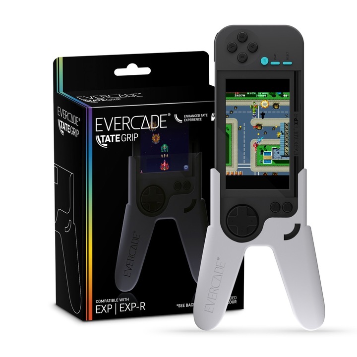 Evercade TATE Grip, EXP/EXP-R, White, Game console grip