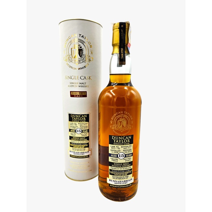 Whisky Duncan Taylor Single Cask Bunnahabhain 2008 15 Ani, Single Malt, 54.6%, 0.7l