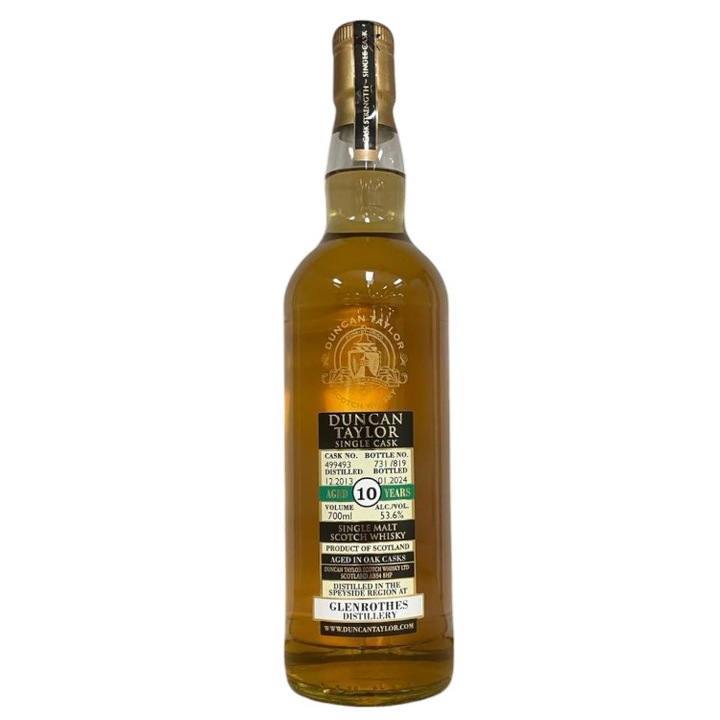 Whisky Duncan Taylor Single Cask Glenrothes 2013 10 Ani, Single Malt, 53.6%, 0.7l