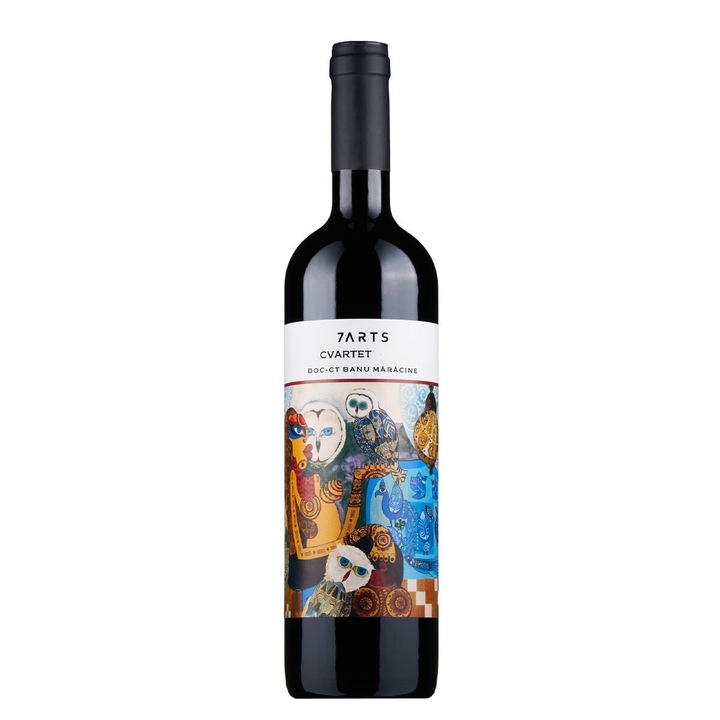 Vin Rosu 7ARTS Cvartet DOC-CT, sec, 0.75l