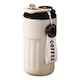 Ceasca de cafea portabila cu afisare a temperaturii si izolare inteligenta, Cana termica 450ml de inox cu sistem 360° pentru ceai, espresso, ciocolata sau bauturi reci, Axroad Mall, Proiectare de izolare dubla -strat, Sigiliu de scurgere dovada, Negru