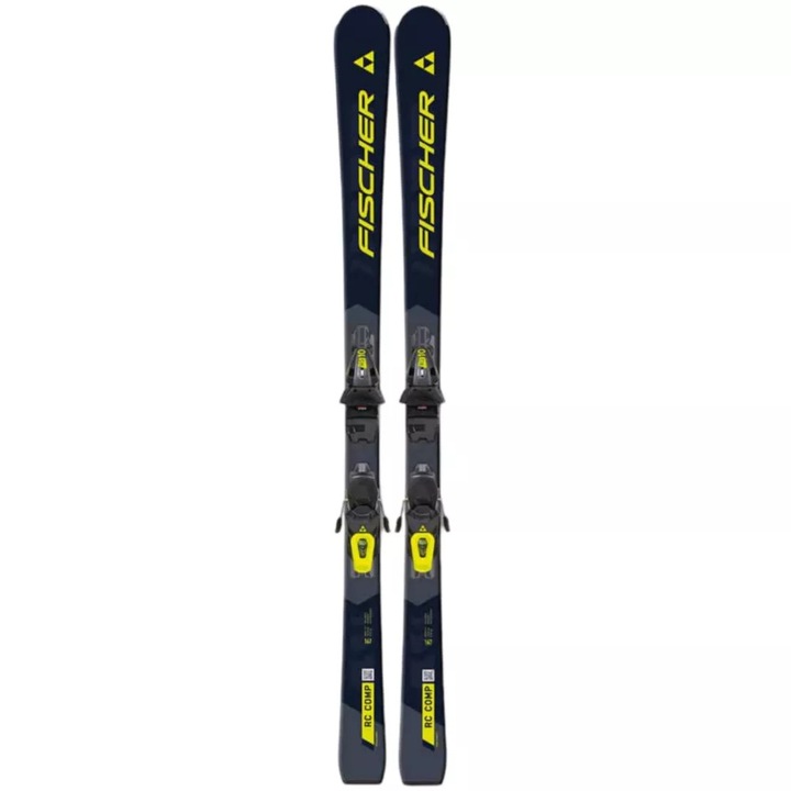 Schiuri pentru adulti, Fischer, RC Comp TPR + RS 10 PR, Gri antracit, 153