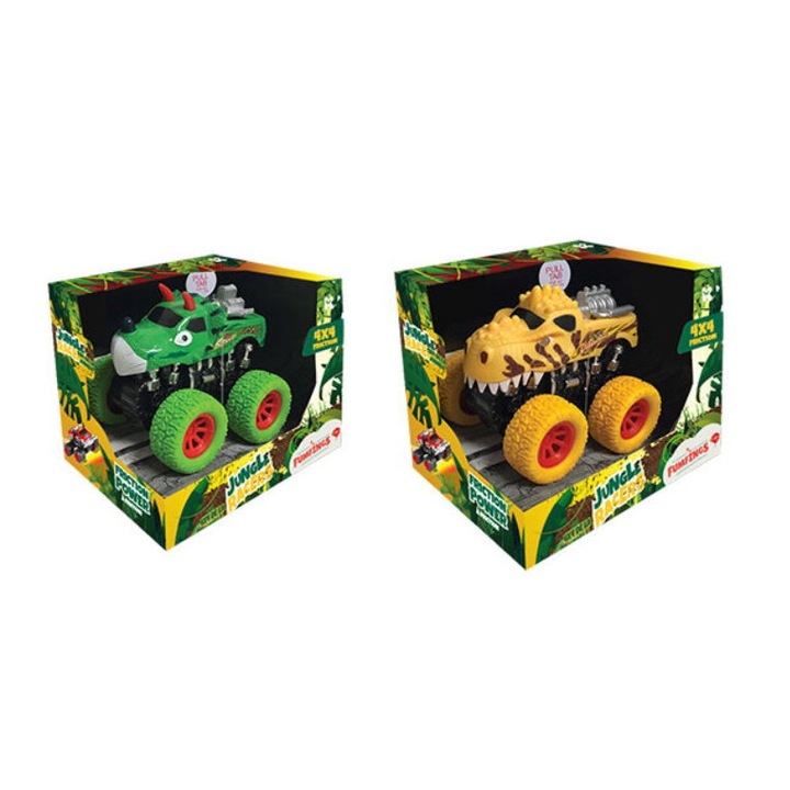 Колички за игра Keycraft Dinosaur 4 x 4 FM108 Кола, Звуци, 3+ години Многоцветен