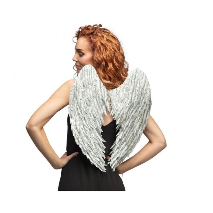 Aripi inger argintiu marime universala 50 x 55 cm