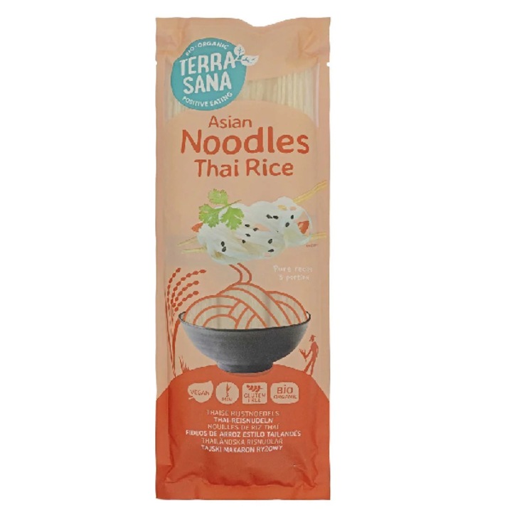 Paste Noodles Bio din Orez Thailandez Fara Gluten Terrasana 250 g