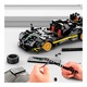 Модел на Rastar Pagani Zonda R Block Car, 387 части, мащаб 1:28, черен