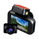 Camera Auto Dubla DVR CarView™ Pro, Inregistrare Video 4k, Unghi filmare 170°, Camera Spate Full HD 1080P Unghi 120°, Inregistrare in Bucla, HDR, Vedere Nocturna, Monitorizare Parcare, Senzor Coliziune, Negru
