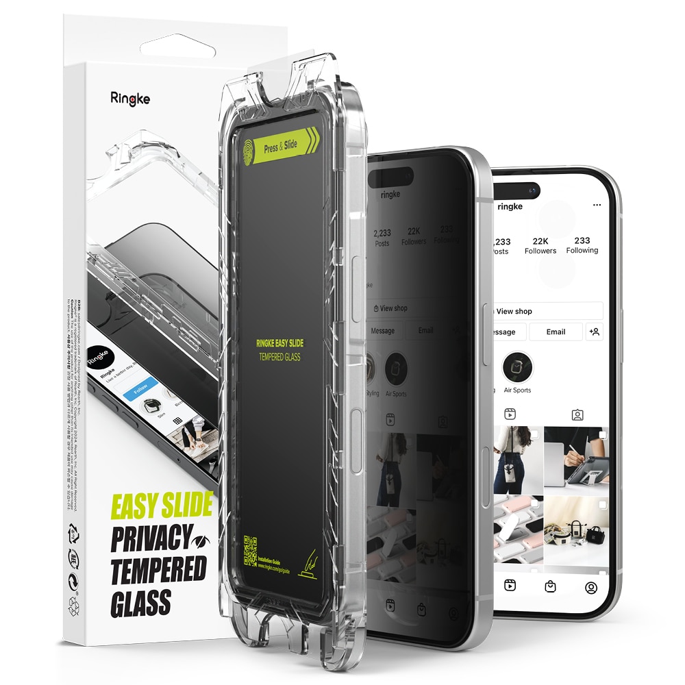 Folie de protectie pentru iPhone 15 / iPhone 16, Ringke, transparenta