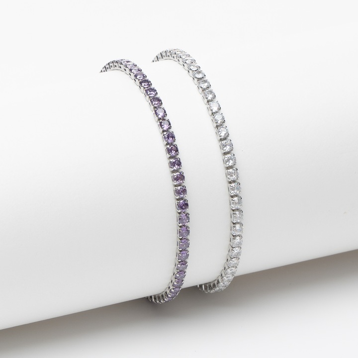 Set 2 Bratari Tennis Purple