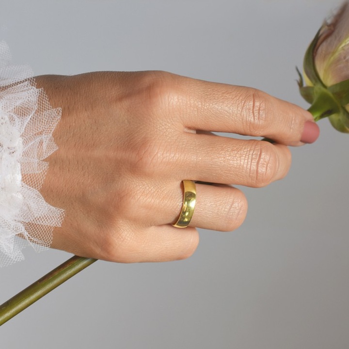 Inel de logodna KingGold, clasic, aur 585, 27/4.2g, 14K