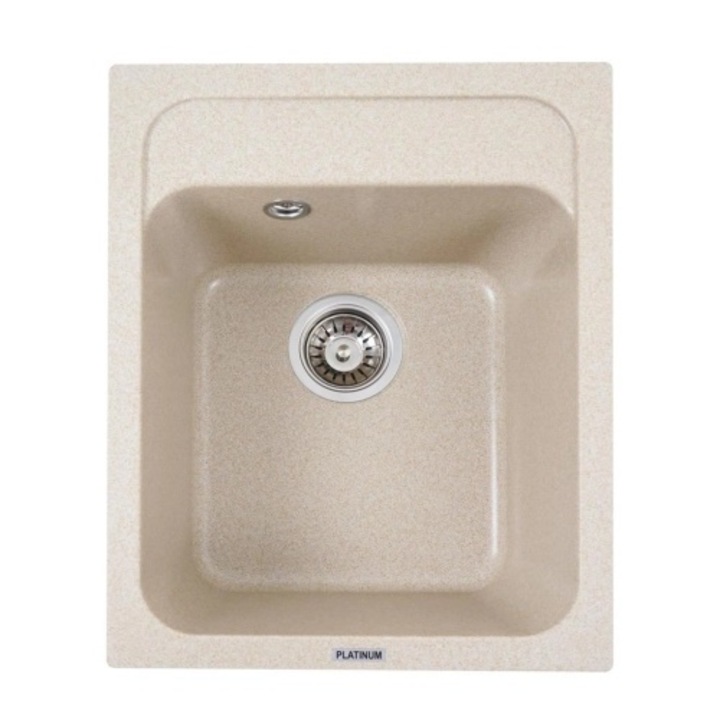 Chiuveta din compozit de granit pentru bucatarie, bej