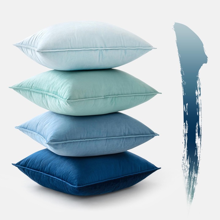 Set 4 Fata De Perna, 50 X 50 Cm, Roz - CN