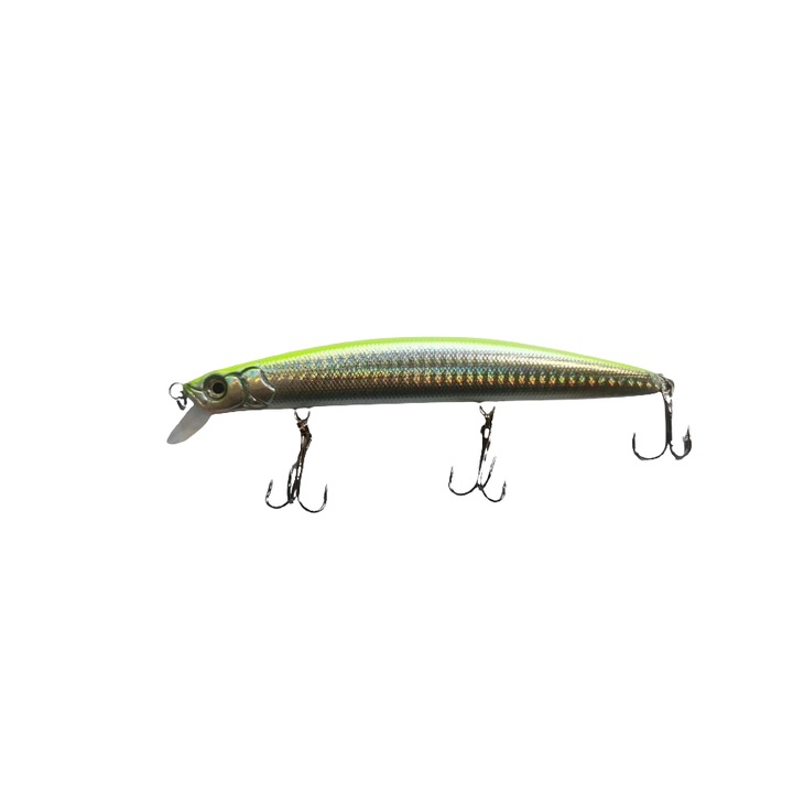 Minnow műcsalik, 18cm, 27g, 3 horgony, többszínű