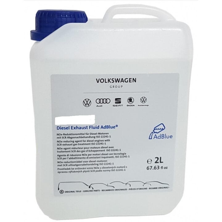 Adblue Original VW, SKODA, AUDI, SEAT, PORSCHE 2L cu palnie