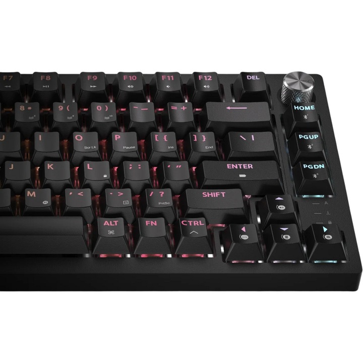 Tastatura Gaming Corsair K65 Plus Wireless, Backlit RGB LED, switch Corsair MLX Fusion, Negru