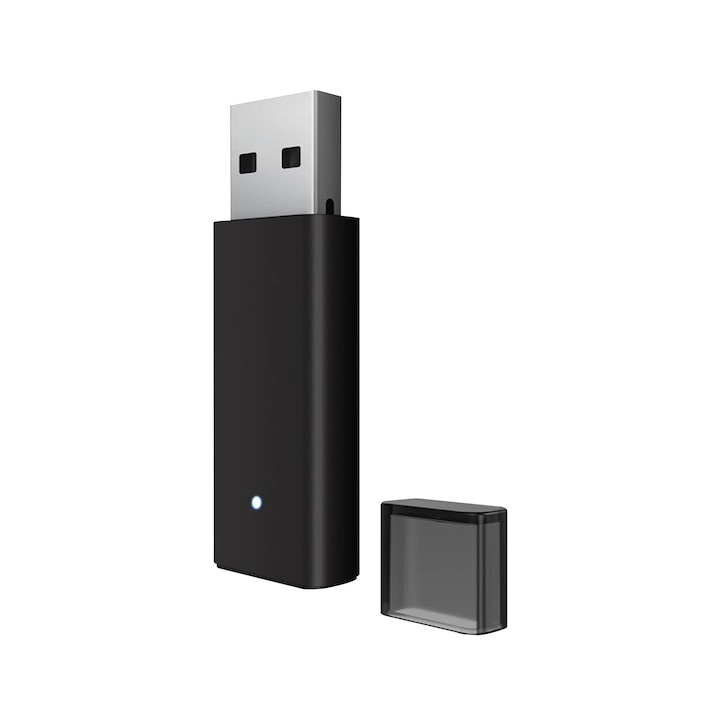 Vezeték nélküli Xbox One kontroller PC adapter, Bluvista, Windows 10/11-hez, Plug and Play, Fekete