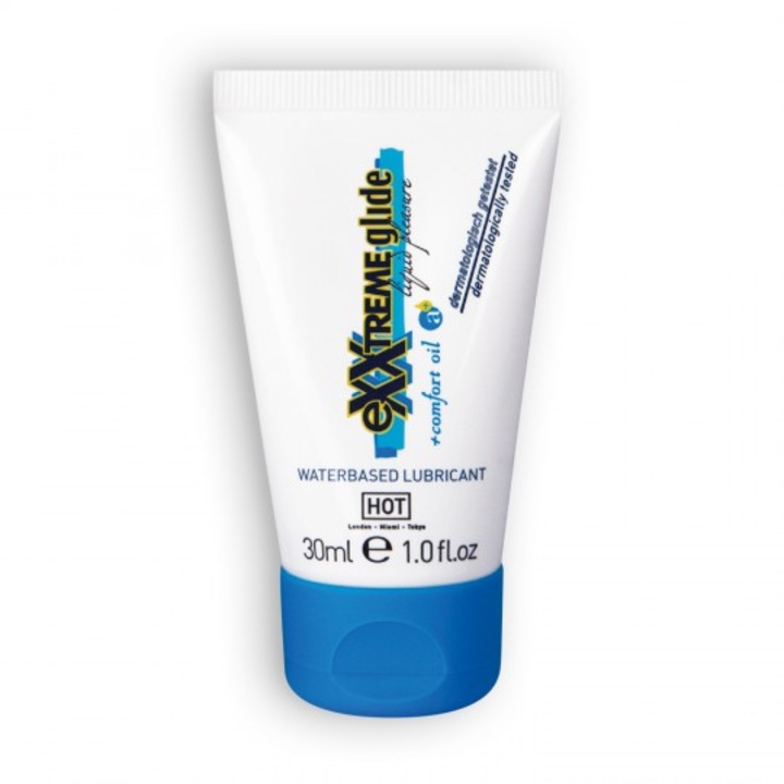 HOT eXXtreme Glide Síkosító, vízbázisú, hidratáló és óvszerrel kompatibilis, 30 ml