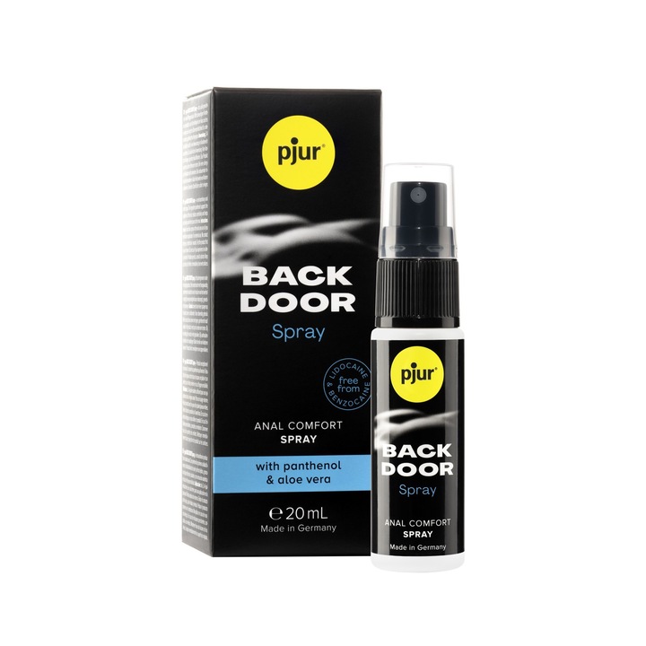 Spray Anal Relaxant pjur BACK DOOR cu Panthenol si Aloe Vera, Confort si Placere Premium, 20 ml