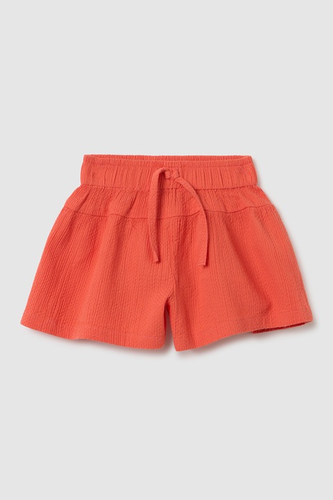OVS, Pantaloni scurti uni texturati, Coral
