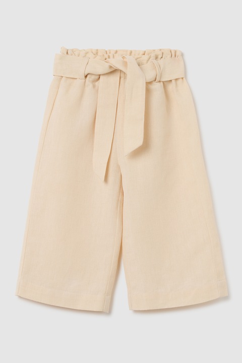 OVS, Culotte nadrág megkötővel a derékrészen, Bézs