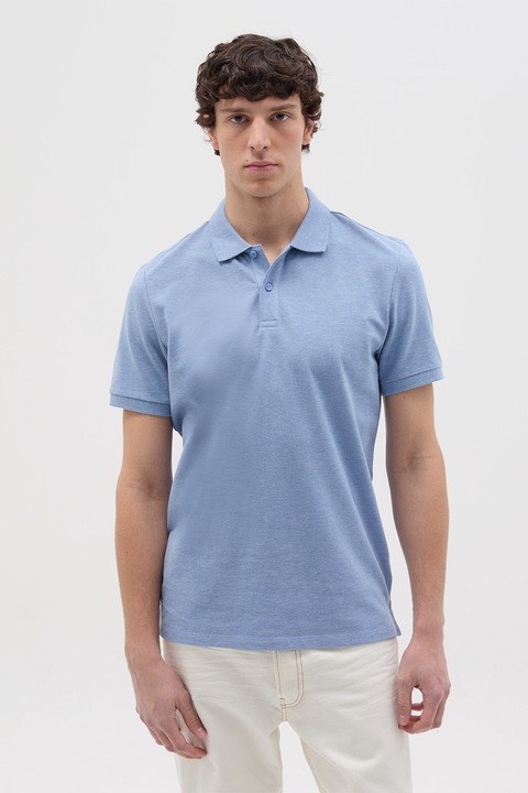 OVS, Galléros normál fazonú póló, Púderkék