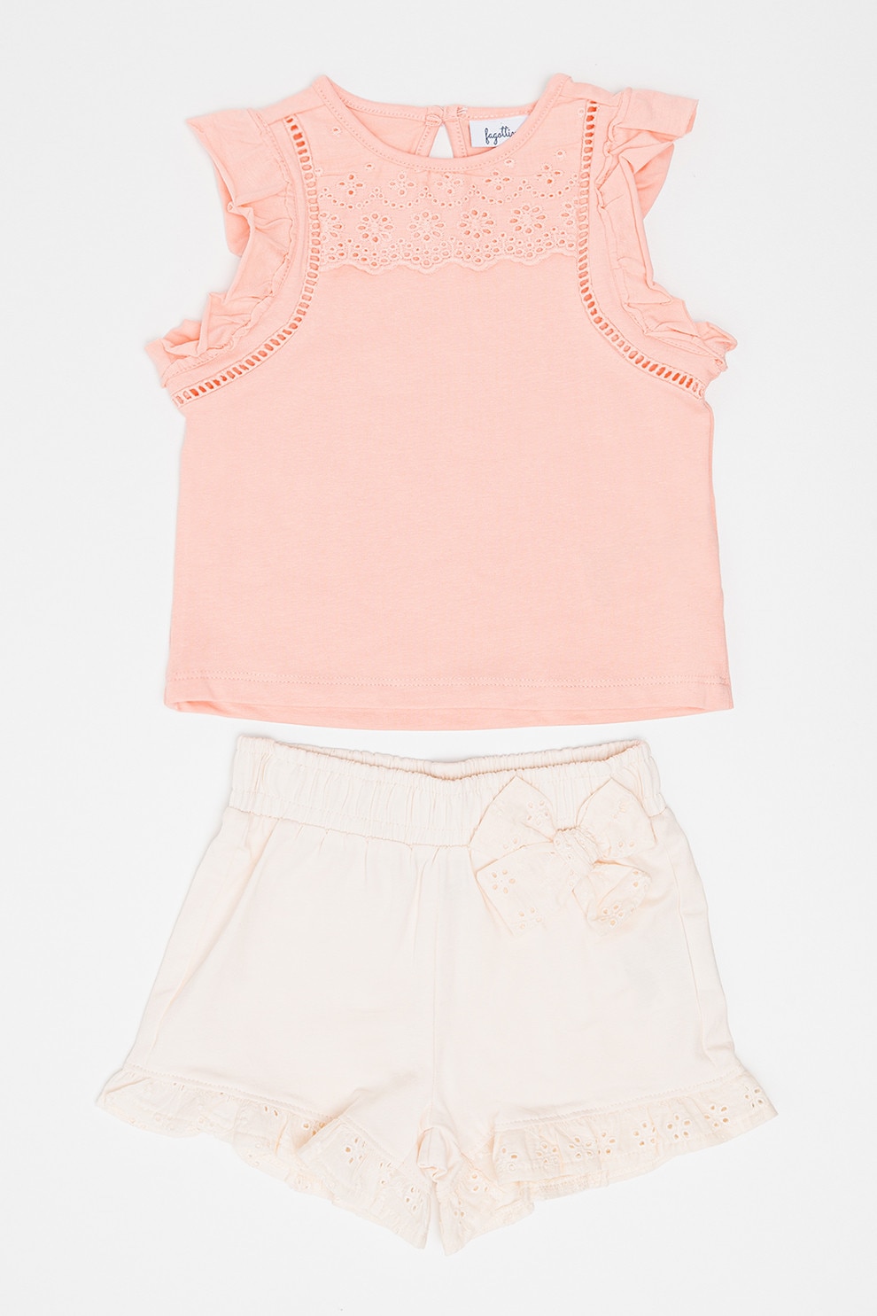 OVS, Set de top si pantaloni scurti, Roz deschis, 80 CM