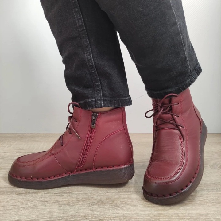 Ghete Casual Dama Formazione H750 B, Visiniu