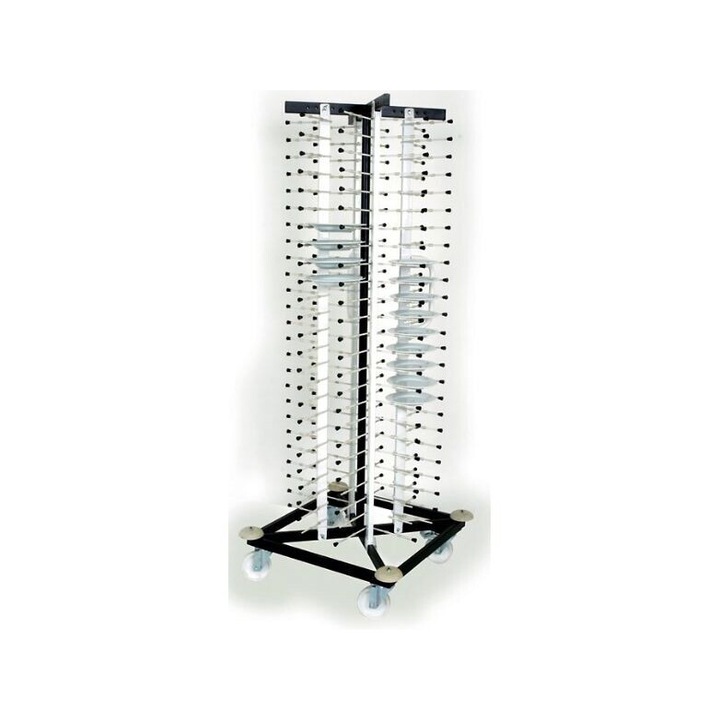 Carucior transport sau depozitare 100 farfurii Ideal Inox