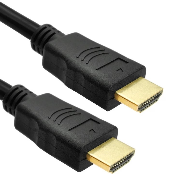 HDMI kábel, 1,5 m, aranyozott csatlakozók, WELUOT, 4K támogatás
