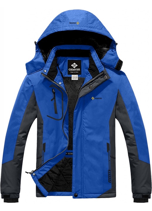 Geaca de iarna pentru barbati, impermeabila, imblanita XL