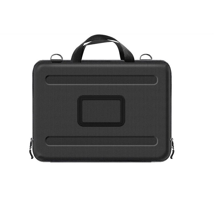 Geanta de Protectie Antisoc, Pentru Laptop 13-14 inch, Servieta cu Maner Ergonomic, Fermoar Rezistent, Impermeabila, Waterproof, Material Plastic Durabil, Design Slim, Compatibila cu Alte Laptopuri, Negru
