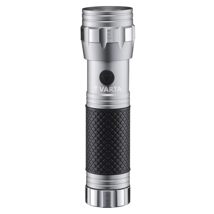 led фенер Varta, Алуминиев, 3 W, Противоударен, Обхват 20 м, 20 lm