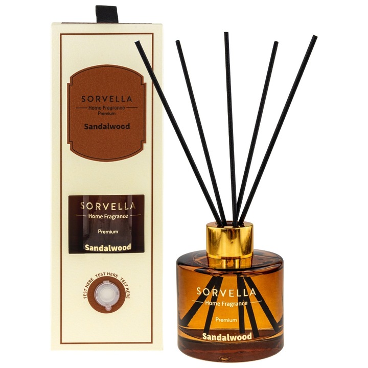 Prémium szobaparfüm Sorvella Sandal Wood, 120 ml