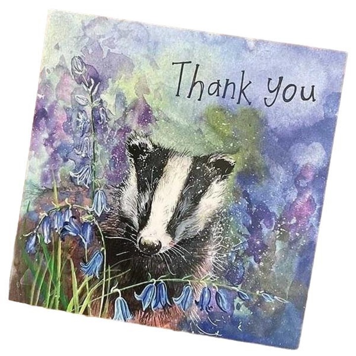 Felicitare multumire, Alex Clark, 149x149mm, Multicolor