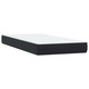 Pat box spring cu saltea vidaXL, negru, 80x220 cm, catifea, 39.25 Kg 3318053