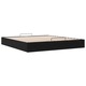 Cadru de pat otoman fara saltea vidaXL, Negru, 180x200 cm, catifea, 25.9 Kg 3310981