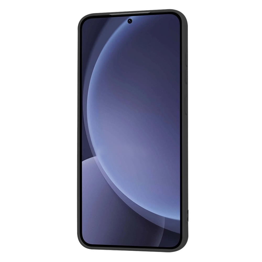 Husa pentru Samsung Galaxy S25 Daden® Silicon SoftFlex, Ultra Slim, Protectie sporita, Interior de microfibra, Negru