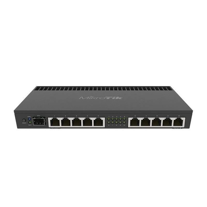 Router MikroTik AL21400 Cortex A15CPU 1GB RAM Gigabit LAN RouterOS rb4011igs+rm