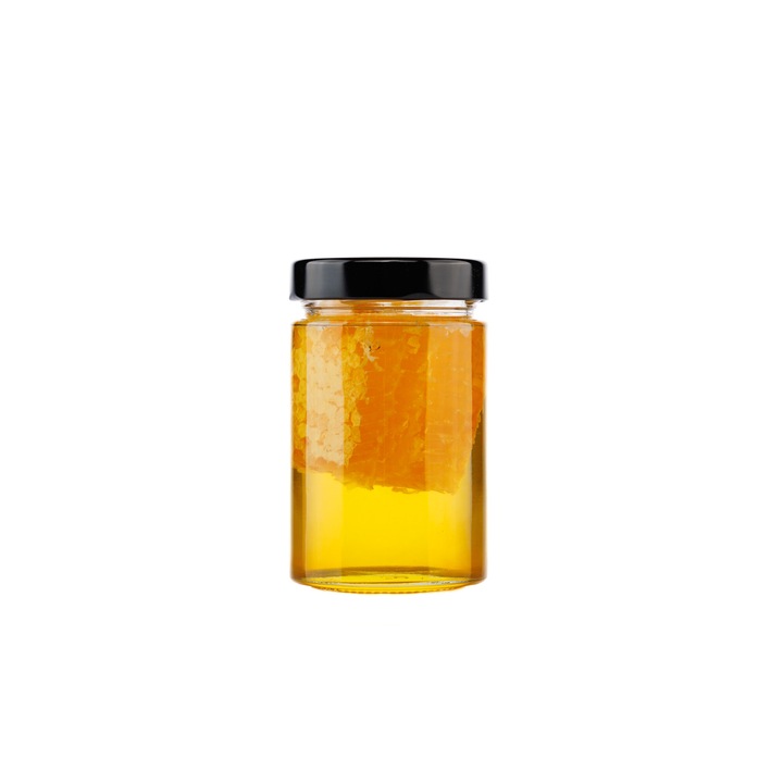 Miere cu fagure de salcam, Tinerii Fermieri, 420g, produs montan