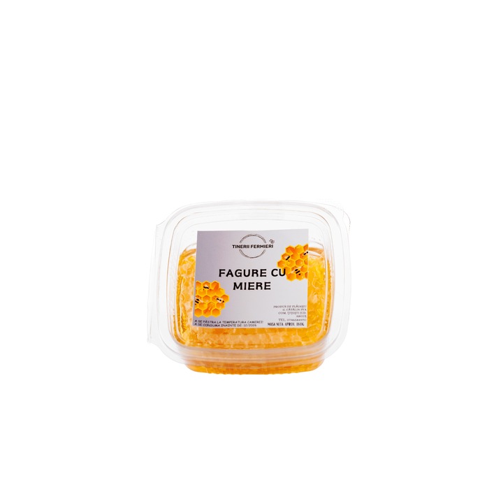 Fagure cu miere de salcam, Tinerii Fermieri, 200g, produs montan