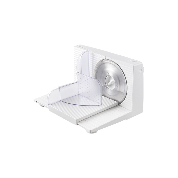 Електрическа резачка Floria ZLN1931 за храна, 150W, подвижно острие от неръждаема стомана 170 мм, настройка на рязане между 0 и 15 мм